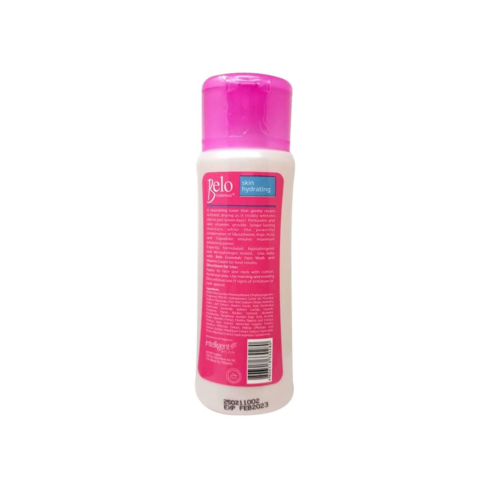 Belo Essentials Skin Hydrating Toner for Normal to Dry Skin, 100ml
