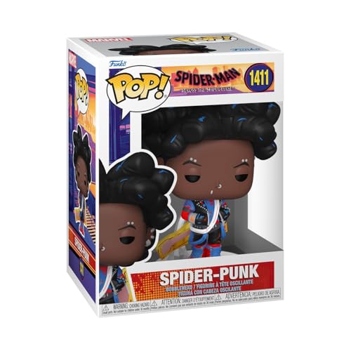 Funko POP! Marvel: Spider-Man Across The Spider-Verse - Spider-Punk - Unmasked - Collectable Vinyl Figure - Gift Idea - Official Merchandise…