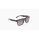 Optic Nerve Mashup XL Polarized Active Sunglasses for Men/Women Shiny Black Frame, Smoke Lens Silver Mirror