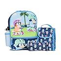 Kids Disney Bluey and Bingo Backpack with Lunch bag and Accessories Set, Navy
