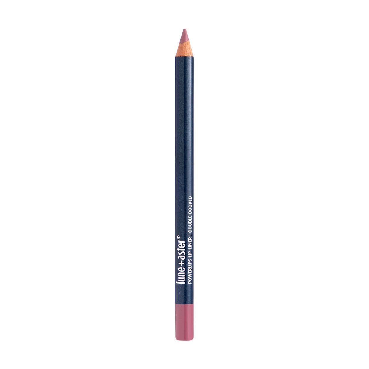Lune+Aster Lip Liner | Creamy Nude Lip Pencil, Satin Finish, Includes Sharpener - Double Booked