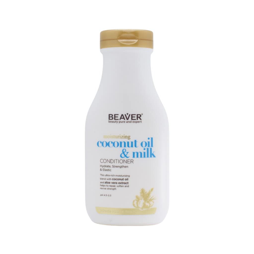 BEAVER Moisturizing Coconut Oil & Milk Shampoo AND Conditioner 730 ml