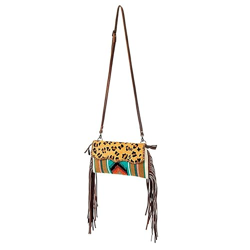 American Darling Women's Cross Body Bag Western Saddle Blanket Hair-On Genuine Leather Handbag and Ladies Purse