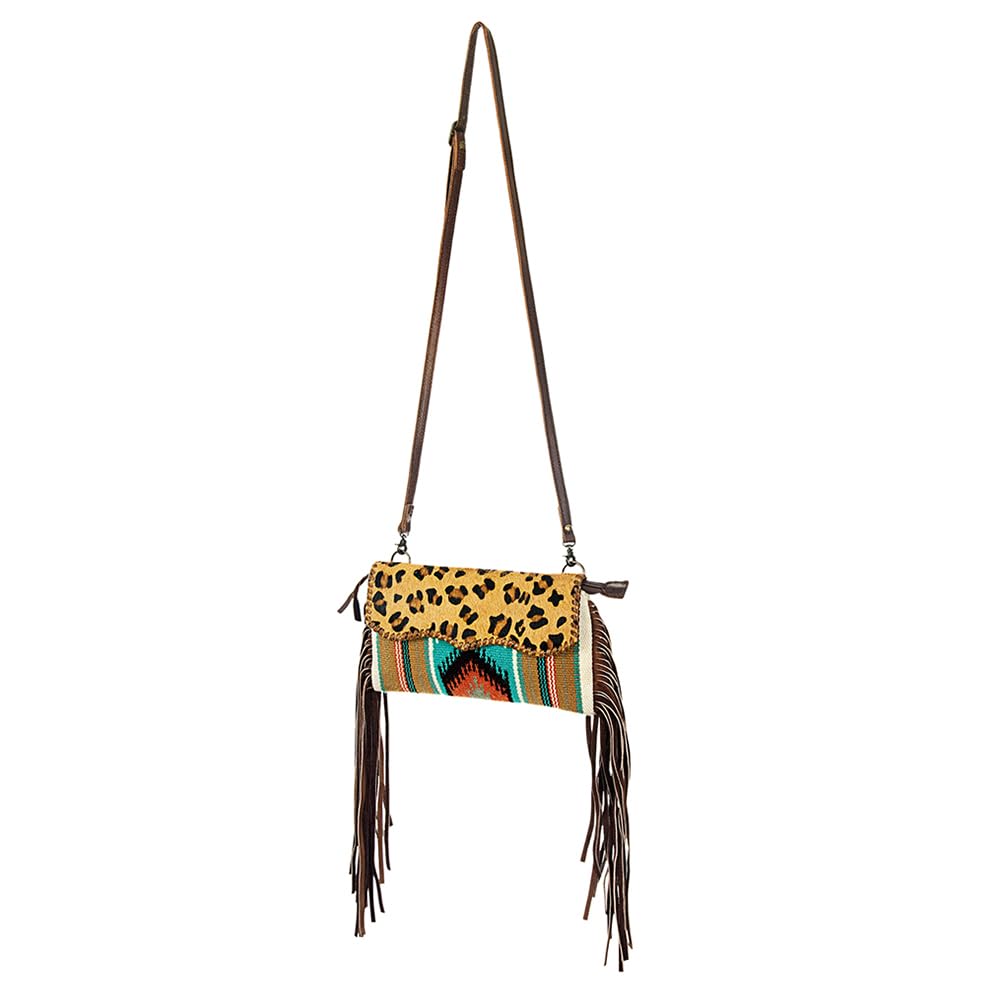 American Darling Women's Cross Body Bag Western Saddle Blanket Hair-On Genuine Leather Handbag and Ladies Purse