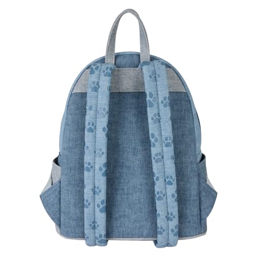 Loungefly Disney Dogs & Cats Faux Denim Mini Backpack