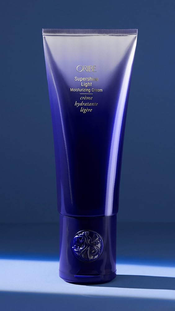Oribe Supershine Light Moisturizing Styling Cream - Adds Shine & Smooths Frizz With Heat Protection - Blowout Primer, Air Dry Cream & Style Finisher