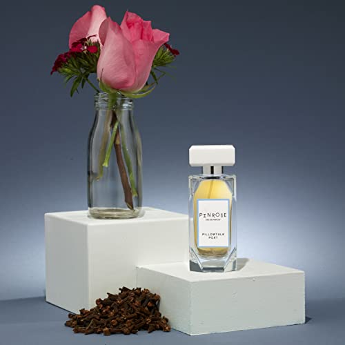 PINROSE Pillowtalk Poet Eau de Parfum – Clean, Vegan, Cruelty-Free Women’s Perfume with Essential Oils, Powder, Ambergris, Musk & Sandalwood