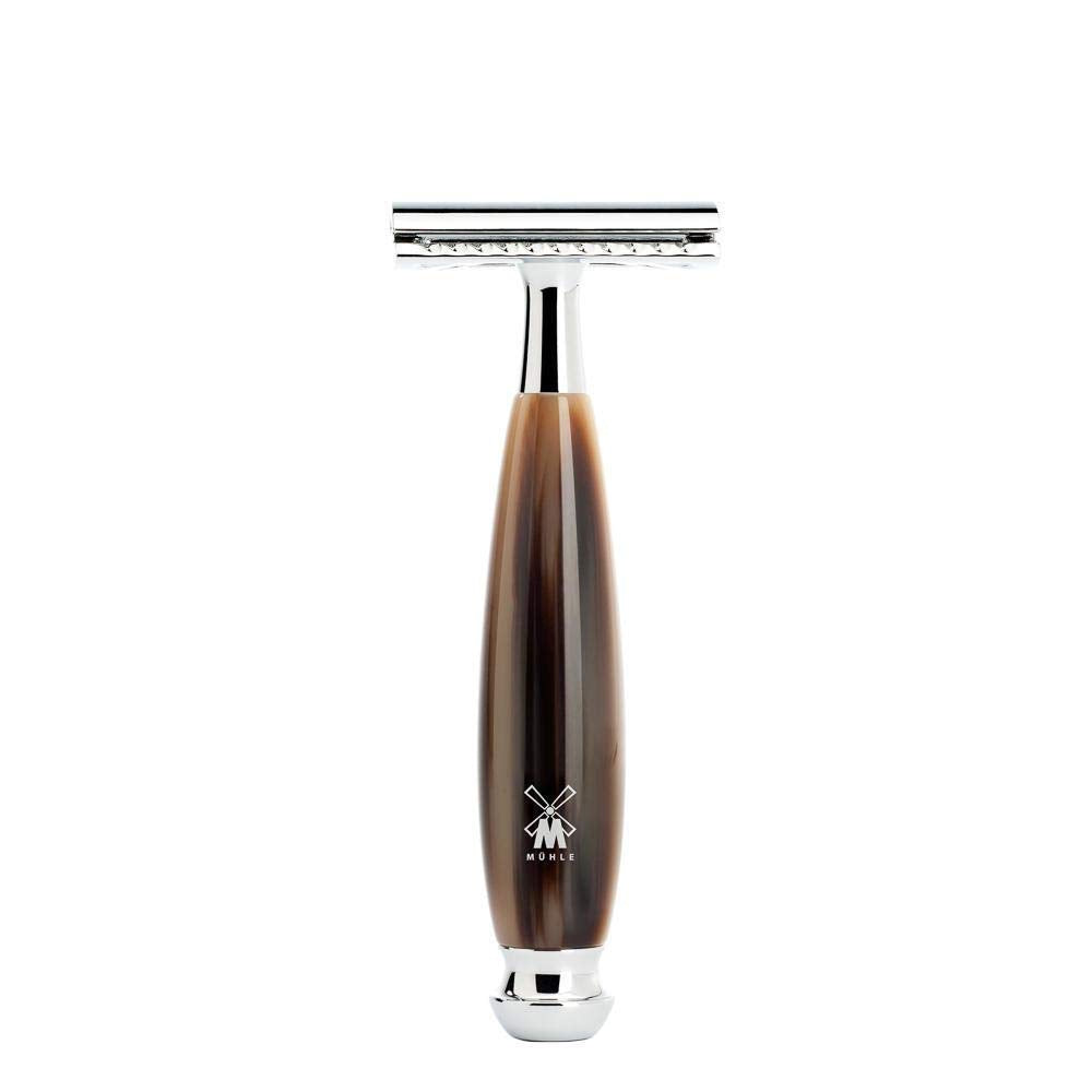 MÜHLE VIVO 4-piece Pure Badger Modern Safety Razor Luxury Wet Shaving Set - Perfect for Every Day Use, Barbershop Quality Close Smooth Shave Beauty and Personal Care MÜHLE