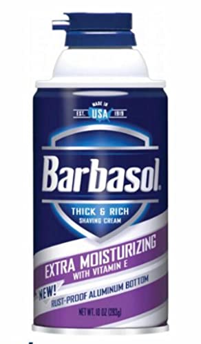 Barbasol Thick & Rich Shaving Cream Extra Moisturizing, 10 OZ
