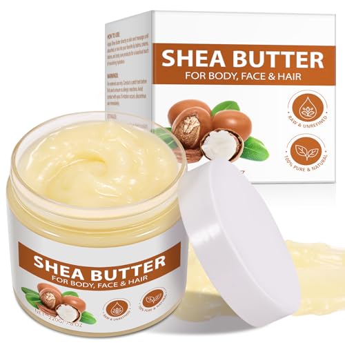 APUUFYQC Shea Butter Raw Organic, Natural Raw Unrefined Shea Butter Hand Cream, Moisturizing and Locking Water, Keeps Skin Healthy and Vibrant, 7.8 OZ Beauty and Personal Care APUUFYQC Default Title