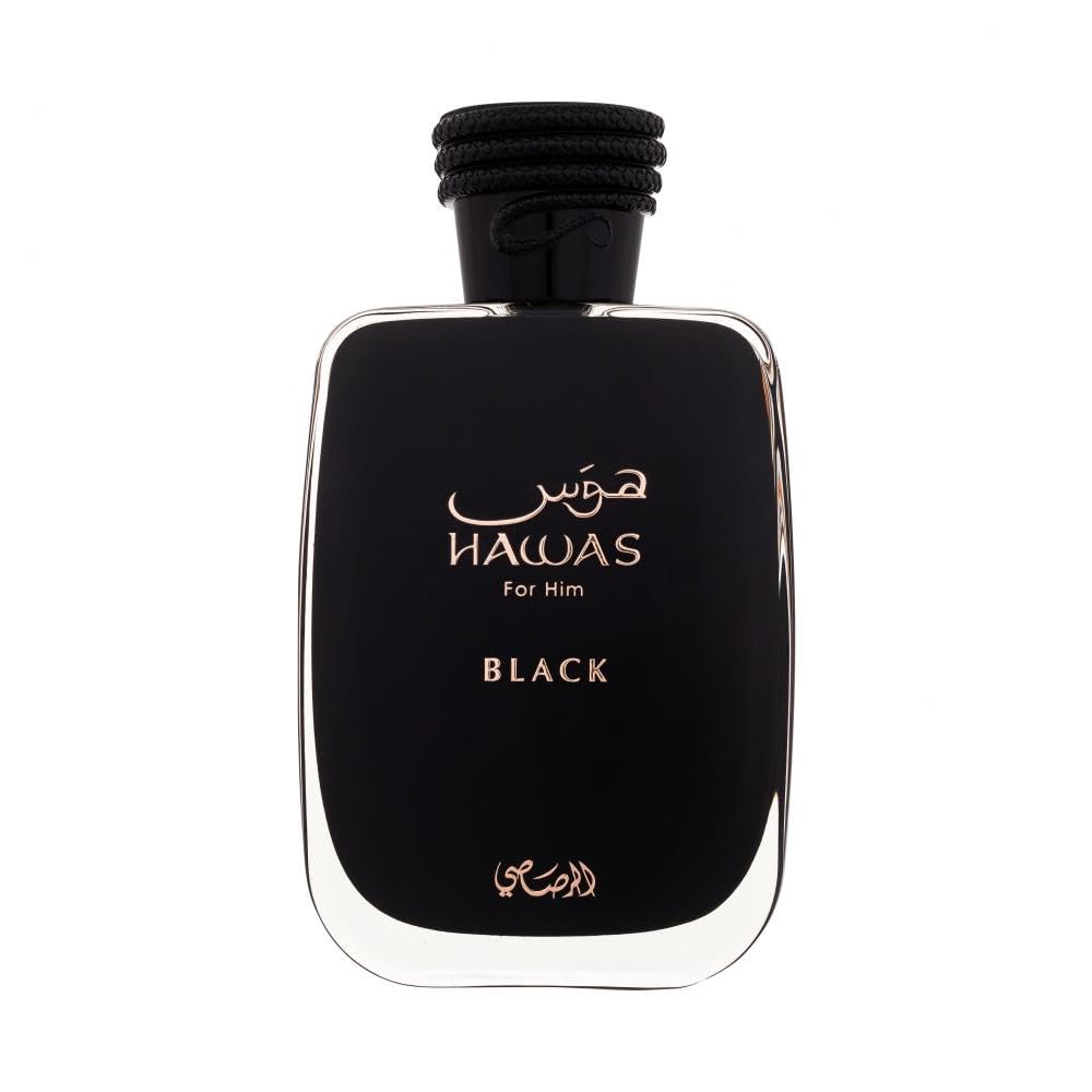 RASASI Hawas Black EDP For Men 3.38 Fl Oz