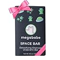 Megababe Underarm Bar Soap - Space Bar | Stocking Stuffer Holiday Gift | With Detoxifying Charcoal for Odor Control | 4.5 oz