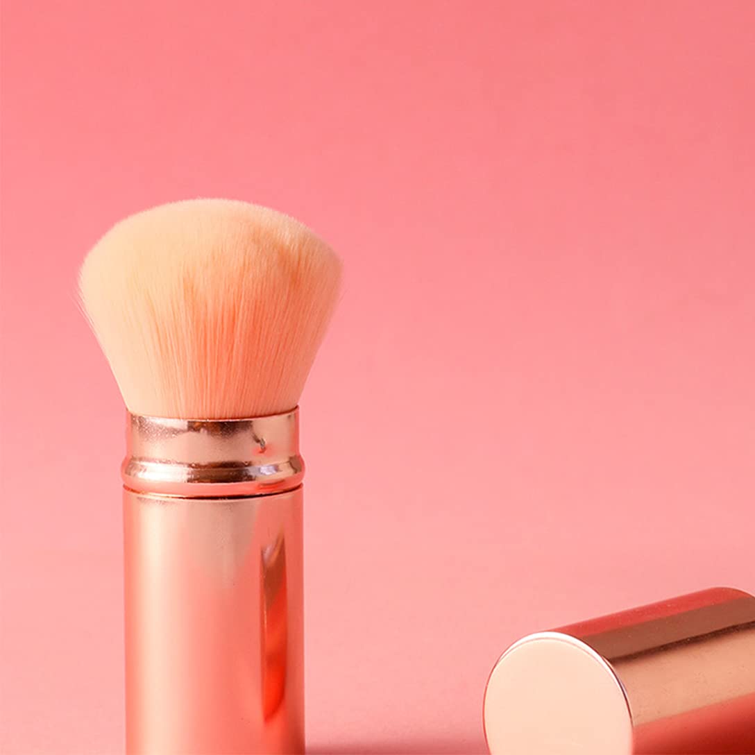 RN BEAUTY Retractable Kabuki Brushes Blush Brush Foundation Powder Brush Face Blender Brush Multi-function Cosmetic Makeup Brush Professional Mineral