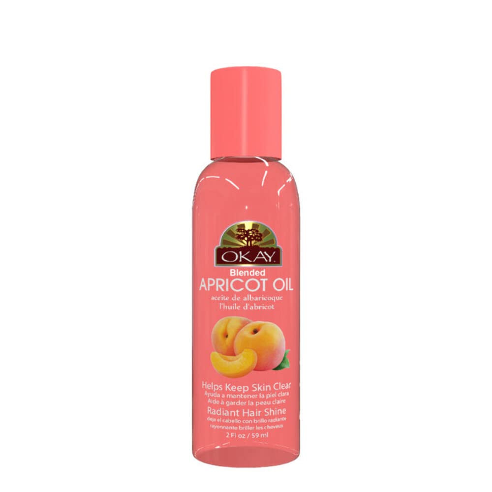 Apricot Blended Oil for Hair&Skin Paraben Free|Restores Moisture To Dry,Flaky&Itchy Skin|Helps Treat Dandruff&Adds Radiance To Hair|For All Hair