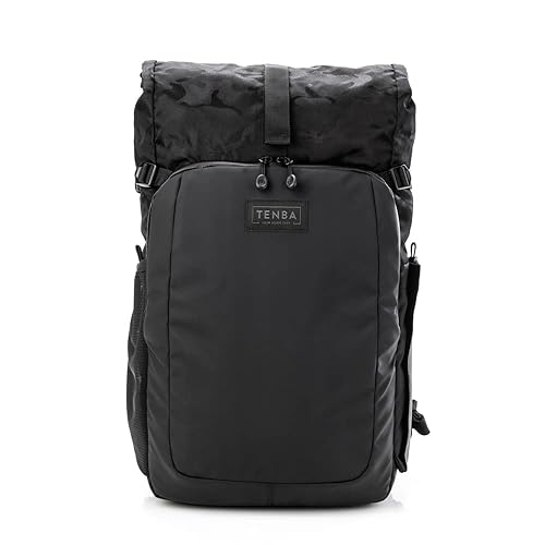 Tenba Fulton v2 14L All Weather Backpack for Mirrorless and DSLR cameras and lenses - Black/Black Camo (637-735)
