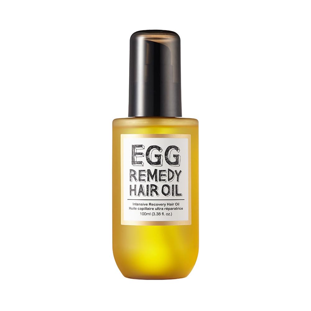 Too Cool For School | Egg Remedy Hair Oil for Damaged Hair | Real Egg Oil & Concentrated Protein | Essential Vitamins Boost