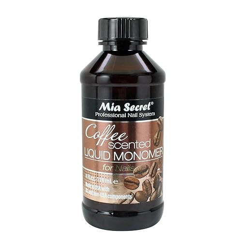 Mia Secret COFFEE SCENTED Liquid Monomer - Alternate Acrylic Nail Liquid for Acrylic Powder - EMA monomer - Scented Nail Monomer liquid - ema monomer Beauty & Personal Care Mia Secret