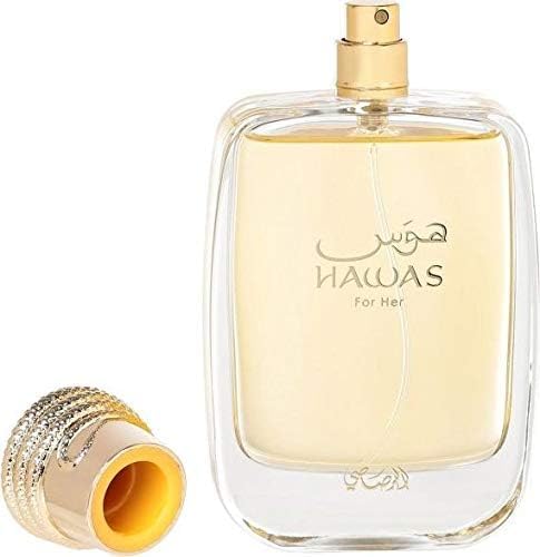 RASASI Hawas For Her - Eau de Parfum 100ML (3.4 OZ) - Premium Arabian Perfume For Women, A Signature Women Perfume Long-Lasting Fragrance For All Day