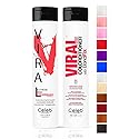 Celeb Luxury Viral Duo Color Depositing Colorwash Shampoo & Conditioner Set + Bondfix Bond Rebuilder, Semi Permanent Hair Color, Vegan Hair Dye