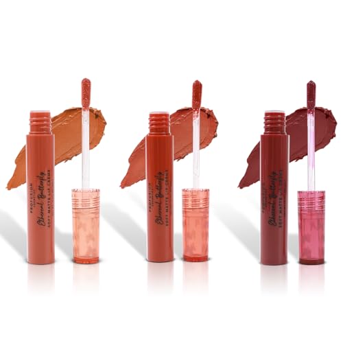 Profusion Cosmetics Empowered Butterfly Soft Matte Lip Creme Set is a Versatile Beauty Essential Trio of Soft Matte Lip Cremes for any Occasion,