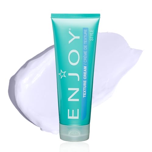 Enjoy Texture Cream, Lightweight Hair Styling for Volume, Separation & Medium to Firm Hold 8 Oz