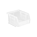 QUANTUM STORAGE SYSTEMS K-QUS210CL-8 8-Pack Ultra-Stack and Hang Bins, 5-3/8 inch x 4-1/8 inch x 3 inch, Clear