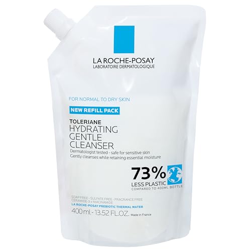 La Roche-Posay Toleriane Hydrating Gentle Face Cleanser, Hydrating Facial Cleanser With Niacinamide + Ceramides, Daily Face Wash For Dry Skin Beauty and Personal Care La Roche-Posay Default Title