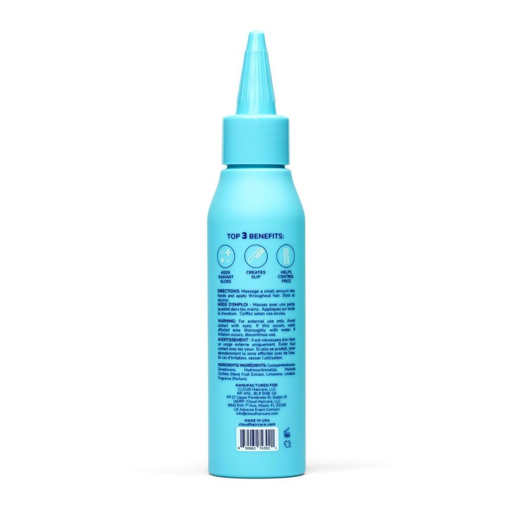 Cloud Weightless Glossing Serum - Lightweight Anti-Frizz Hair Serum for Shine & Smoothness - Silicone-Free Glossing Serum for All Hair Types