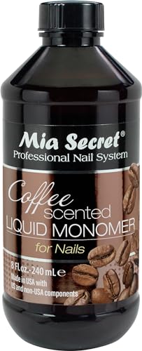 Mia Secret COFFEE SCENTED Liquid Monomer - Alternate Acrylic Nail Liquid for Acrylic Powder - EMA monomer - Scented Nail Monomer liquid - ema monomer Beauty & Personal Care Mia Secret