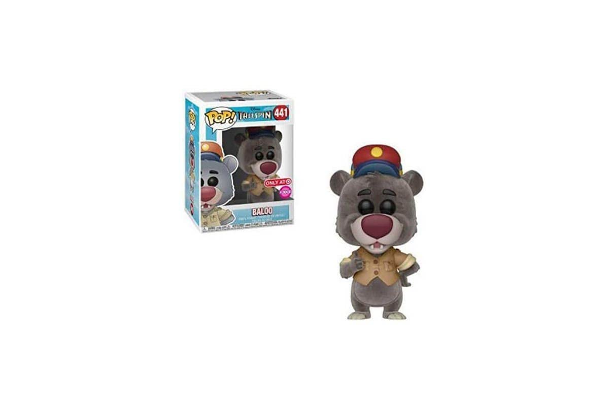 Pop Tale Spin: Flocked Baloo Collectible Figure, Multicolor