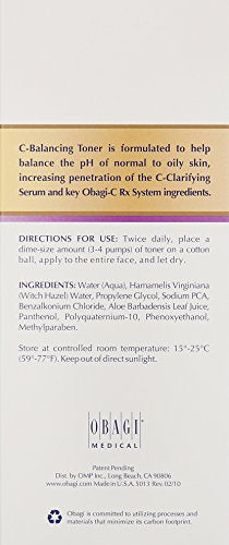 Obagi Medical C-Balancing Toner, 6.7 Fl oz