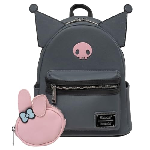 Loungefly Sanrio Kuromi and My Melody Best Friends Forever Exclusive Mini-Backpack with Coin Purse