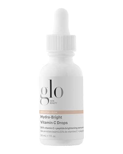 Glo Skin Beauty Hydra-Bright Vitamin C Drops - 20% Vitamin C + Peptide Brightening Serum - Formerly Daily Power C+ Serum