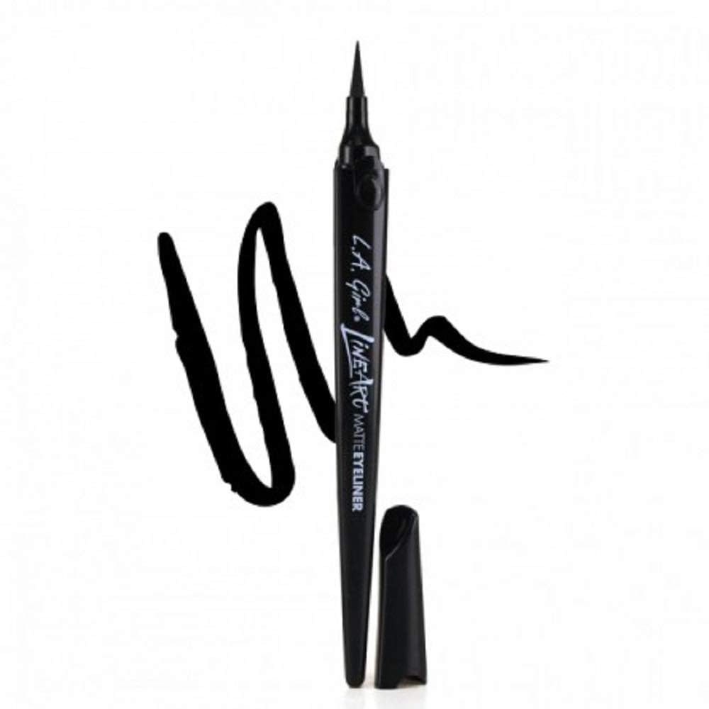 L.A. Girl Line Art Matte Eyeliner, Intense Black GLE712