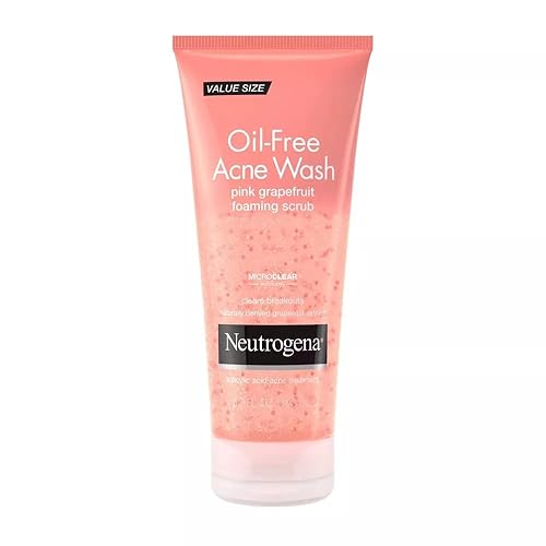 Neutrogena Oil Free Pink Grapefruit Acne Face Wash with Vitamin C for Breakouts - 6.7 fl oz