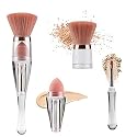 3 In 1 Funny Combination Design Makeup Brushes-Lip Brush Eyeshadow Sponge Eyeshadow Eyebrow Brush For Women and Girls (STY1)
