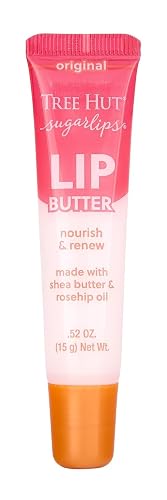 Tree Hut Original Sugarlips Lip Butter, Hydrating Lip Care to Lock in Moisture & Nourish Lips, Soft & Smooth Finish, 0.52 fl oz