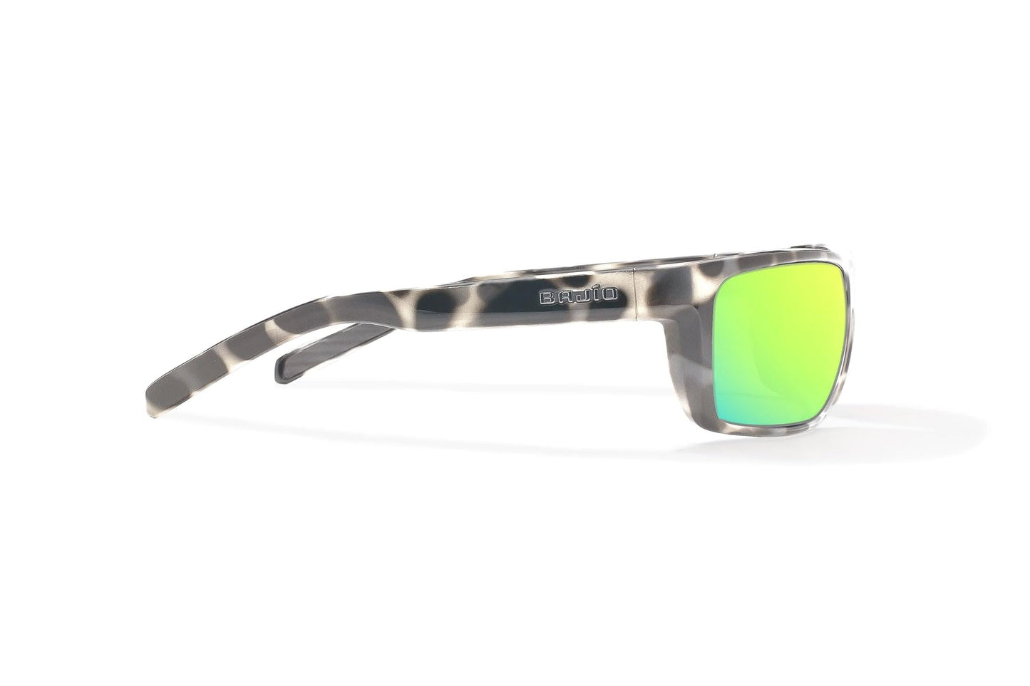Bajio Sigs - Polarized Sunglasses - Ivory Rock Gloss - Green Mirror Glass Lens - - Contrast Enhancing Glass Optics