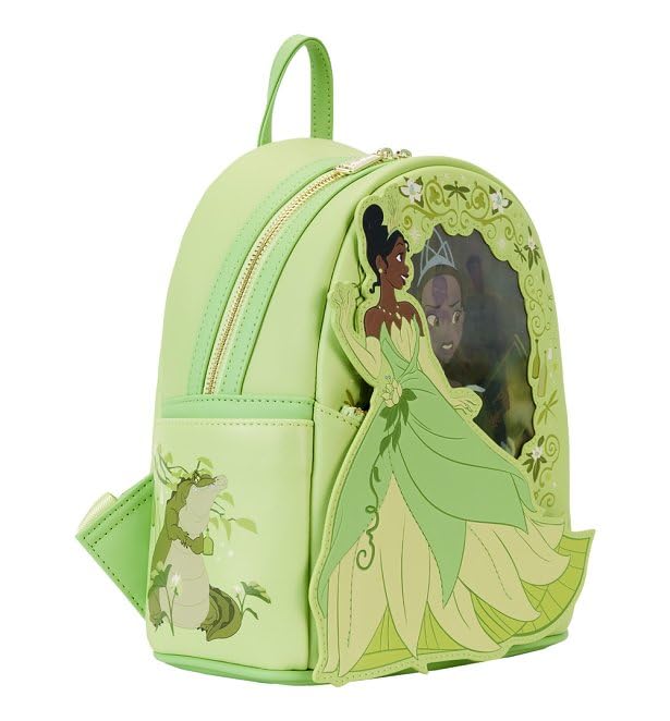 Loungefly Disney Princess and the Frog Tiana Lenticular Mini Backpack Standard