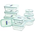 Glasslock 18-Piece Assorted Oven Safe Container Set
