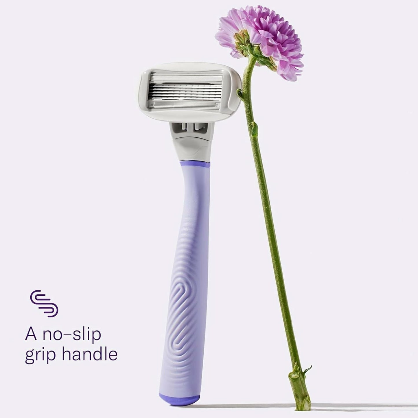 Flamingo Razors for Women, 1 Women's Razor Handle (Lilac), 13 Razor Five-Blade Refills, and 1 Shower Holder Beauty and Personal Care Flamingo
