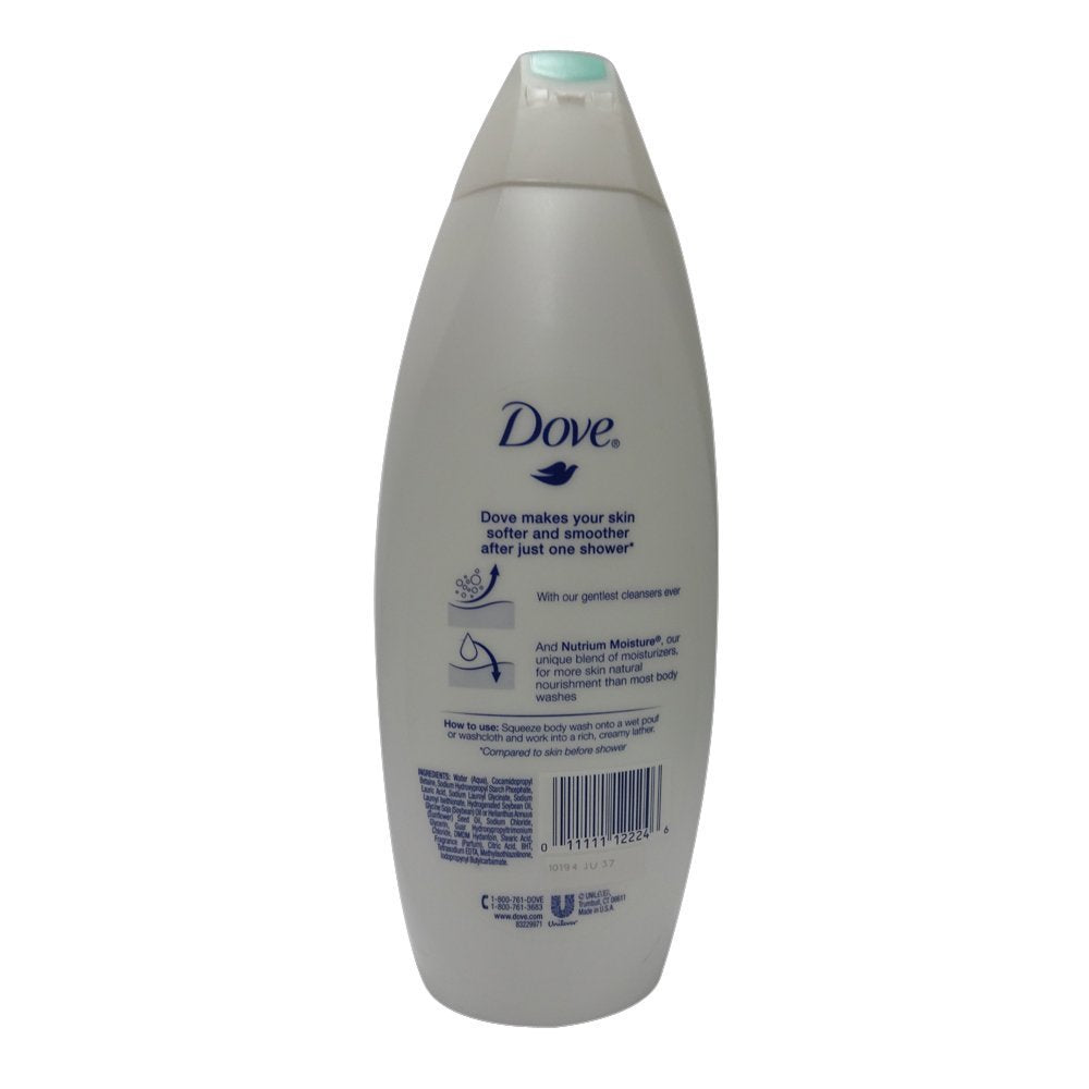 Dove Body Wash 22 Ounce Sensitive Skin Unscented (650ml) (6 Pack)