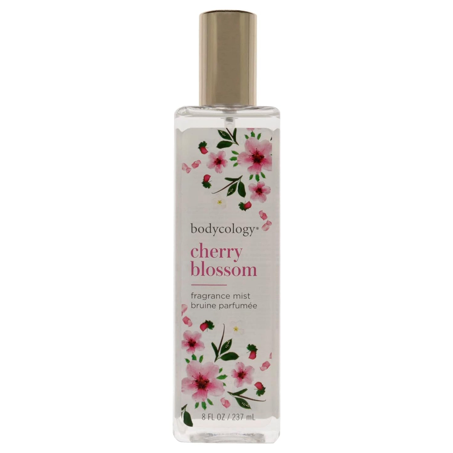 Bodycology Cherry Blossom, Cedarwood & Pear Fragrance Mist – 8oz Perfume Spray for Women, Fresh Long-Lasting Body Spray