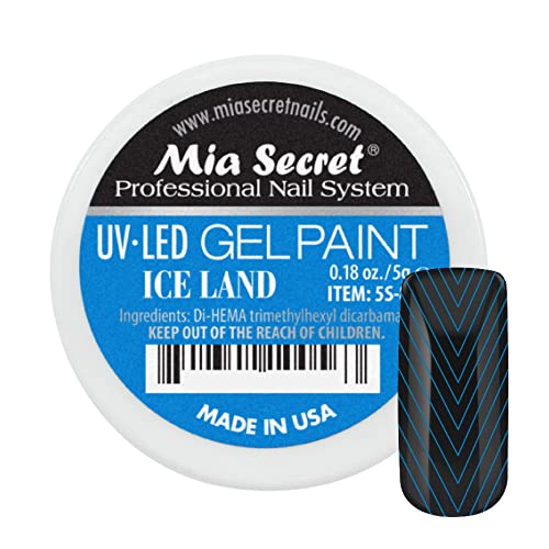 Mia Secret Professional Nail System UV/LED Gel Paint - 5 grams (Iceland) Beauty & Personal Care Mia Secret