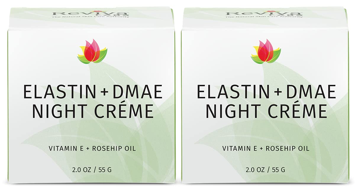 REVIVA LABS - Elastin + DMAE Night Créme 2PK (2.oz)