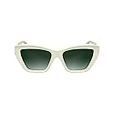 KARL LAGERFELD Women's Sunglasses KL6179S - White with Gradient Green Lens