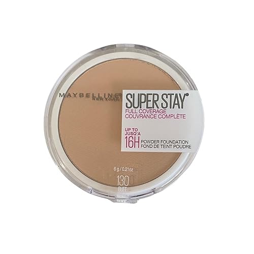 Maybelline Super Stay Full Coverage Powder Foundation Makeup, Up to 16 Hour Wear, Soft, Creamy Matte Foundation, Buff Beige, 1 Count