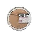 Maybelline Super Stay Full Coverage Powder Foundation Makeup, Up to 16 Hour Wear, Soft, Creamy Matte Foundation, Buff Beige, 1 Count