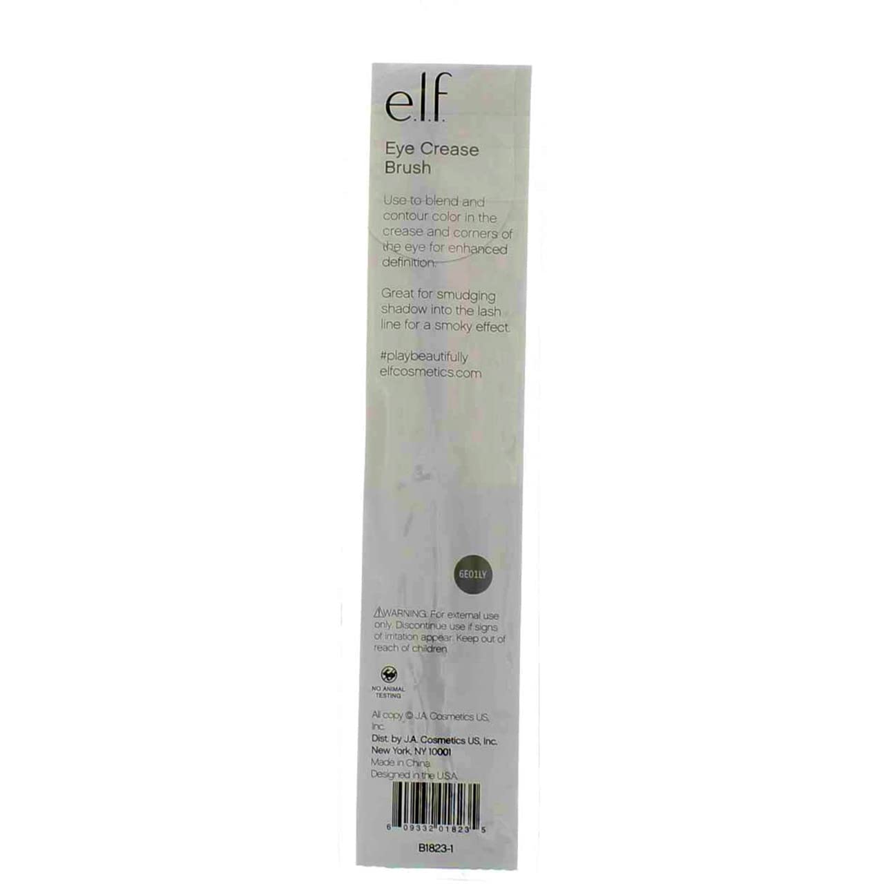 E.L.F. Eye Crease Brush, 2-Ounce (Pack of 6)