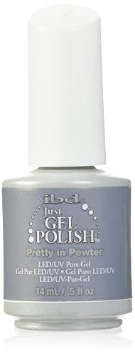 IBD Just Gel Nail Polish, Pretty In Pewter, 0.5 Fluid Ounce Beauty & Personal Care IBD